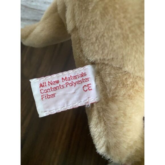 Douglas Co Yellow Lab Labrador Sitting Plush 10" Tall Realistic Plush Toy Dog - Picture 5 of 6